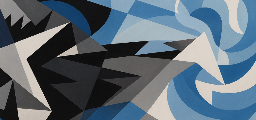 Forme Geometriche e Onde Astratte